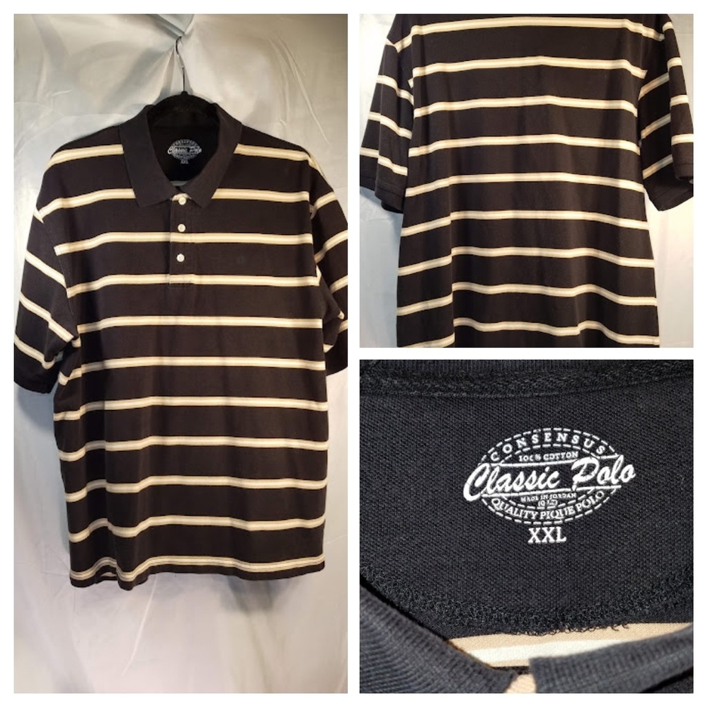 Double extra-large classic Polo short sleeve shirt